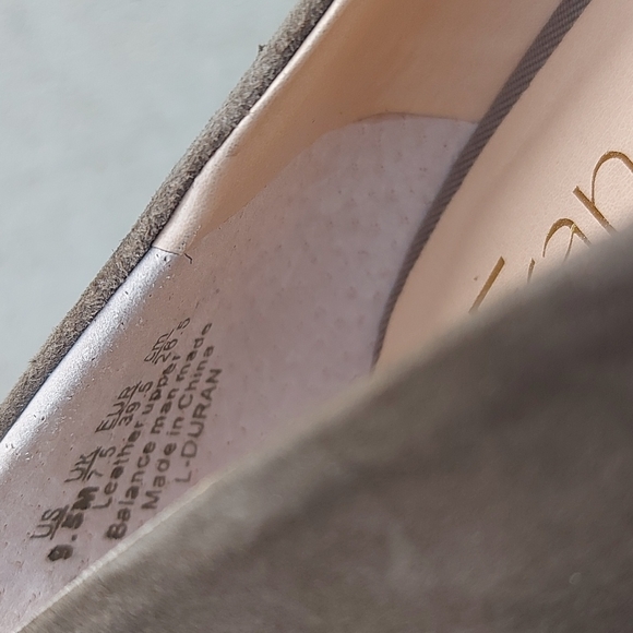 Franco Sarto 👠 heels leather upper sz 9.5M - Picture 4 of 7